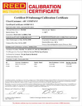 Calibration Certificate