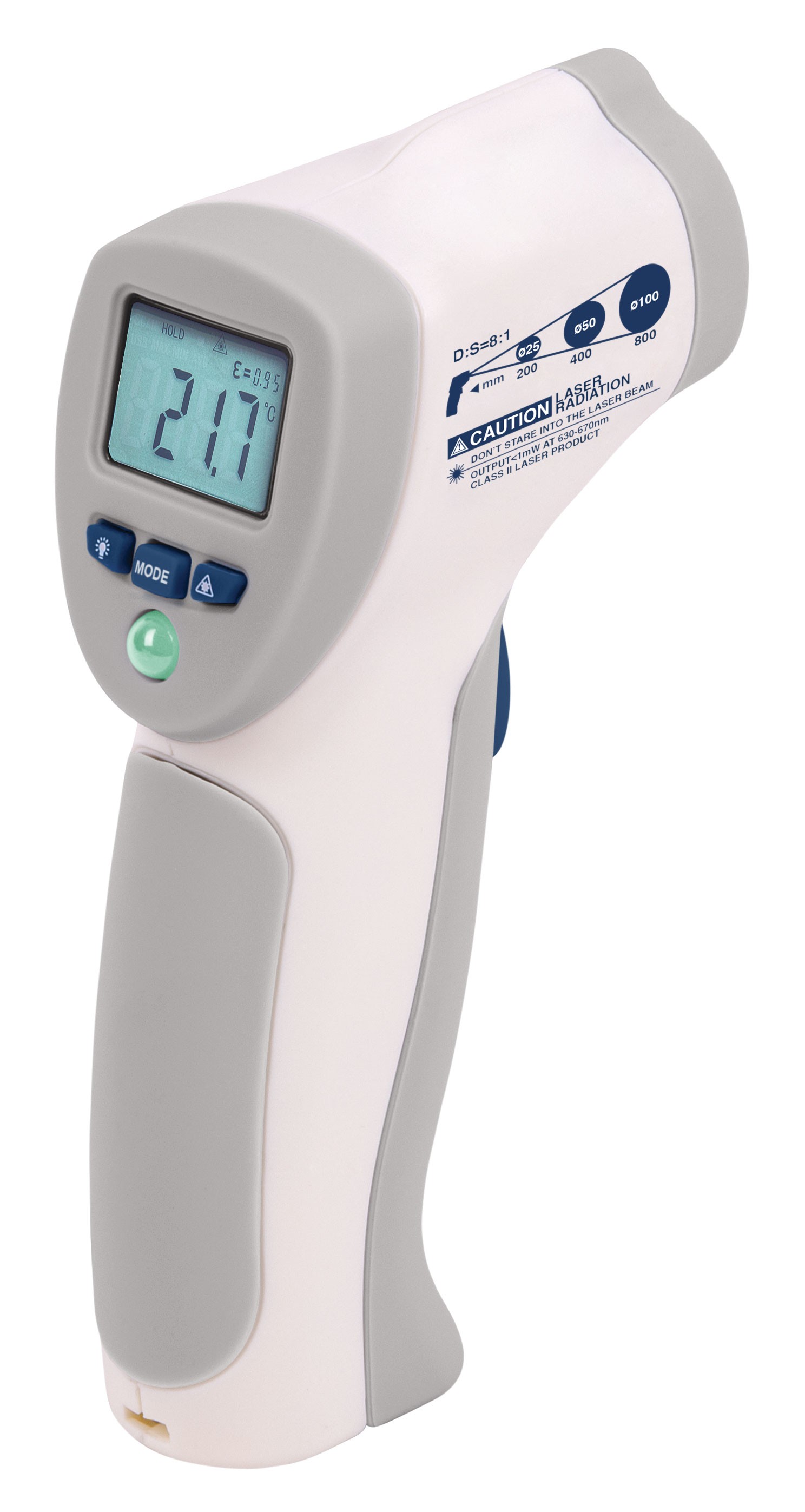 REED FS-200 Thermom&egrave;tre infrarouge alimentaire, 8:1, 392&deg;F (200&deg;C)-REED FS-200 Green Light