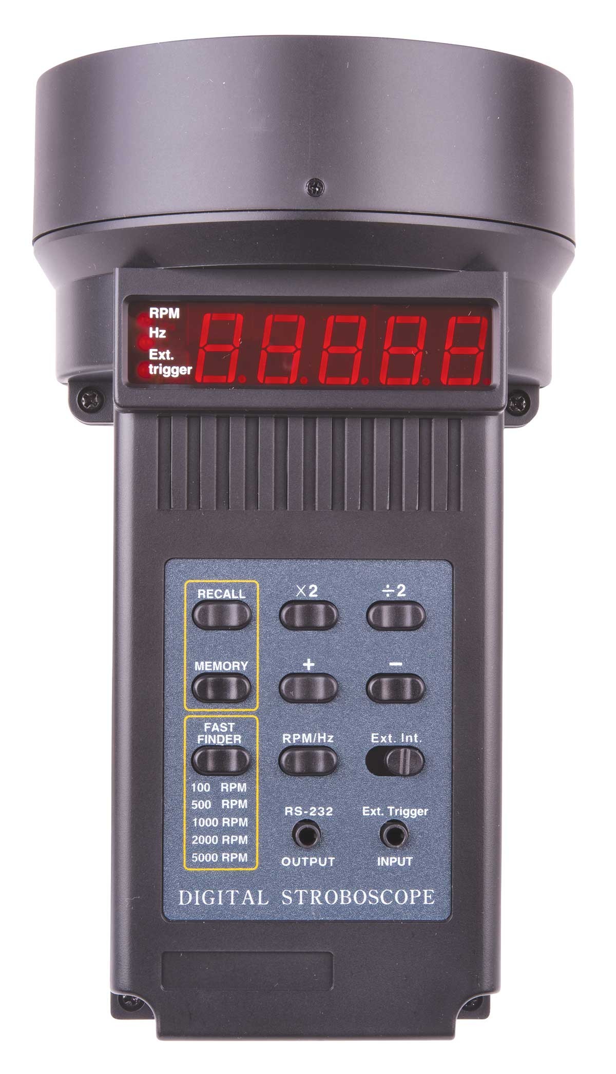 REED K4030 Pistol Grip Digital Stroboscope-REED K4030 Top View