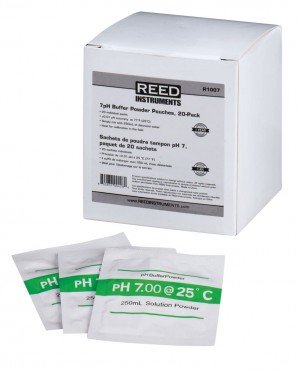 REED R1007 pH 7 Calibration Buffer Pouches, 20-Pack-