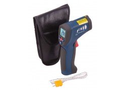 REED R2005 Infrared Thermometer, 30:1, 1922&amp;deg;F (1050&amp;deg;C), Integrated Type K Thermocouple-Included