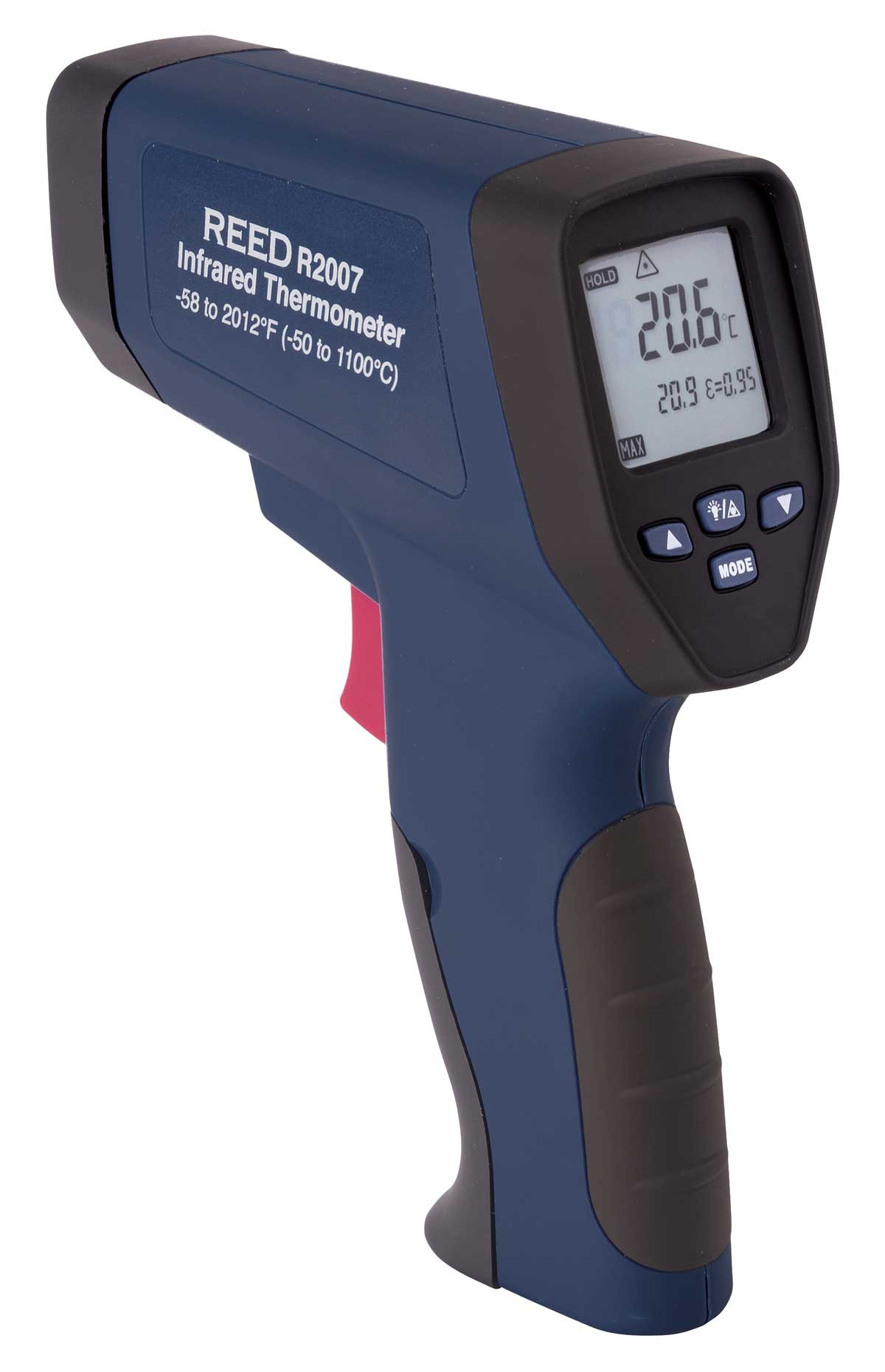 REED R2007 Dual Laser Infrared Thermometer, 50:1, 2012°F (1100°C)-REED R2007 3