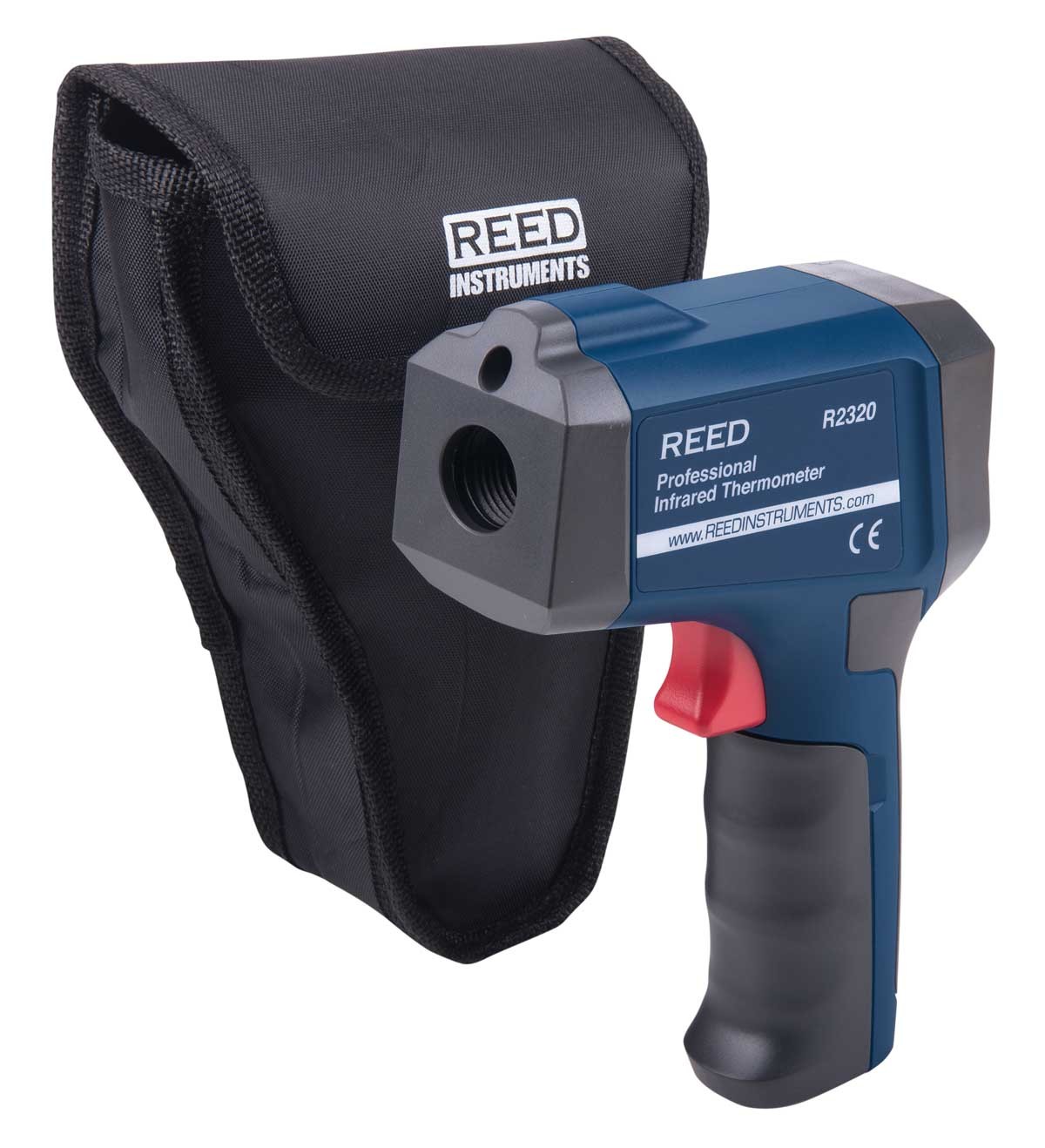 REED R2320 Infrared (IR) Thermometer, 30:1, 1472&amp;deg;F (800&amp;deg;C)-Included