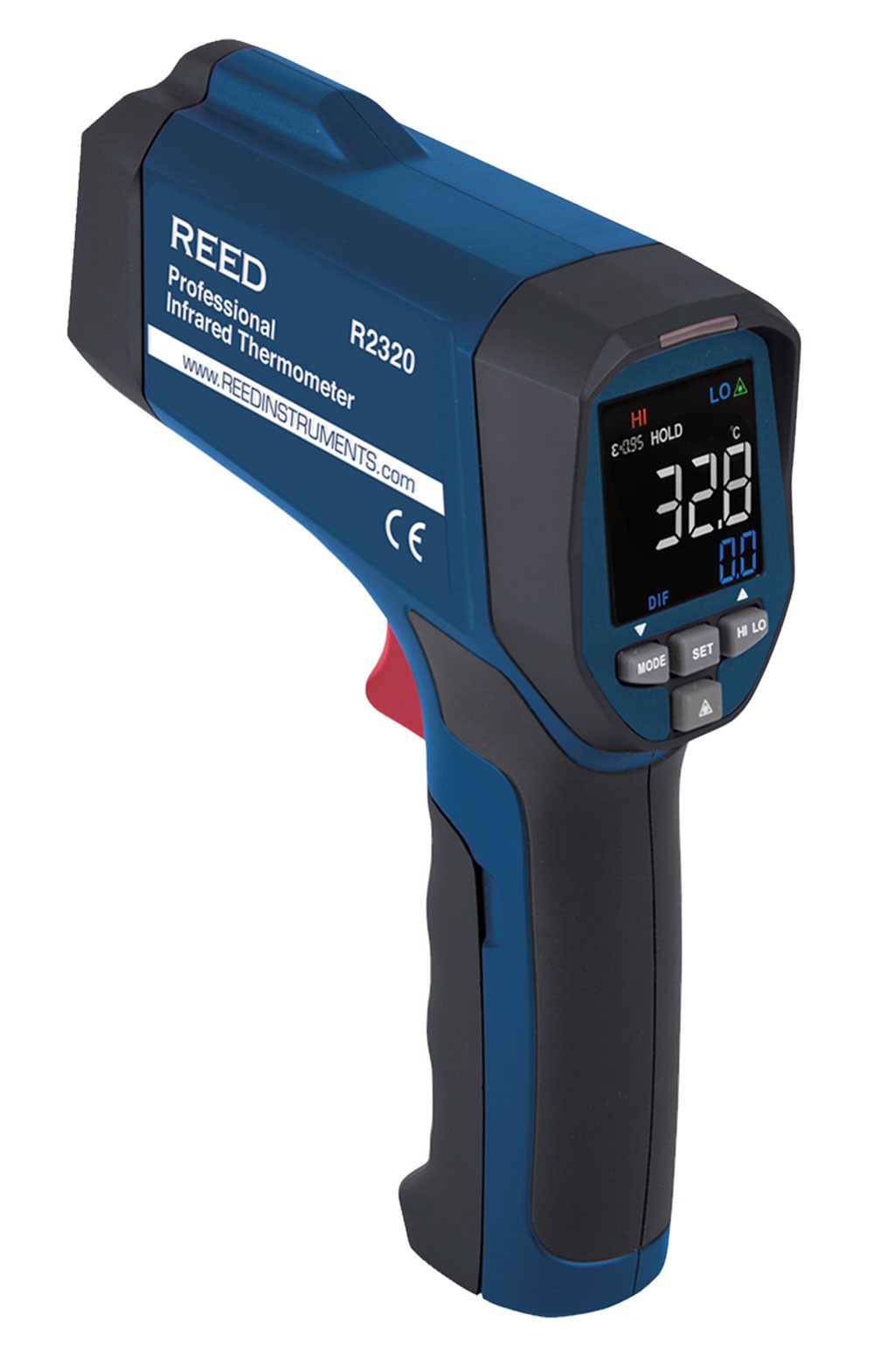 REED R2320 Infrared (IR) Thermometer, 30:1, 1472&amp;deg;F (800&amp;deg;C)-REED R2320 5