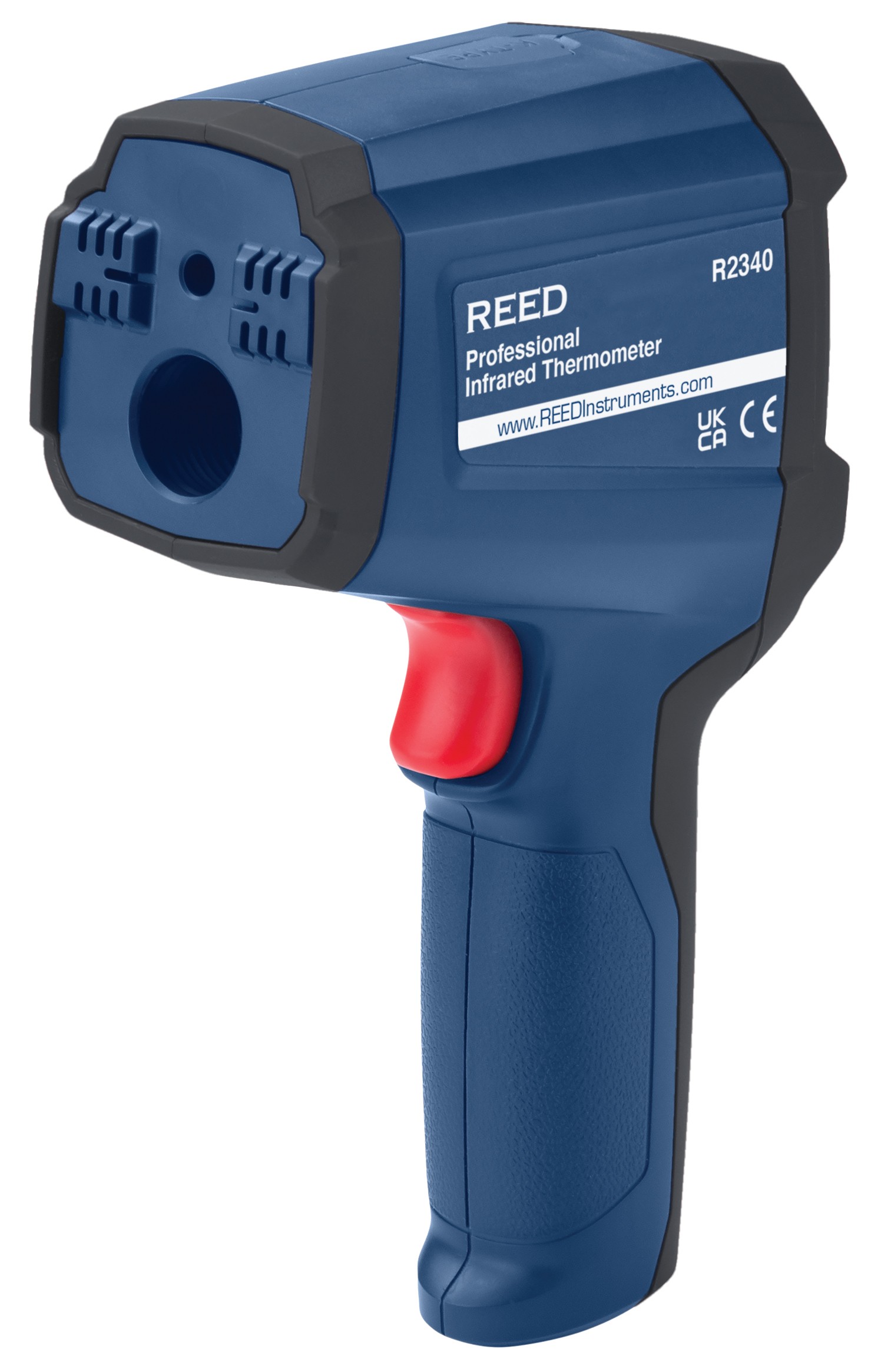 REED R2340 Professional Infrared Thermometer, 55:1, 3362&amp;deg;F (1850&amp;deg;C), Integrated Type K Thermocouple-REED R2340 3