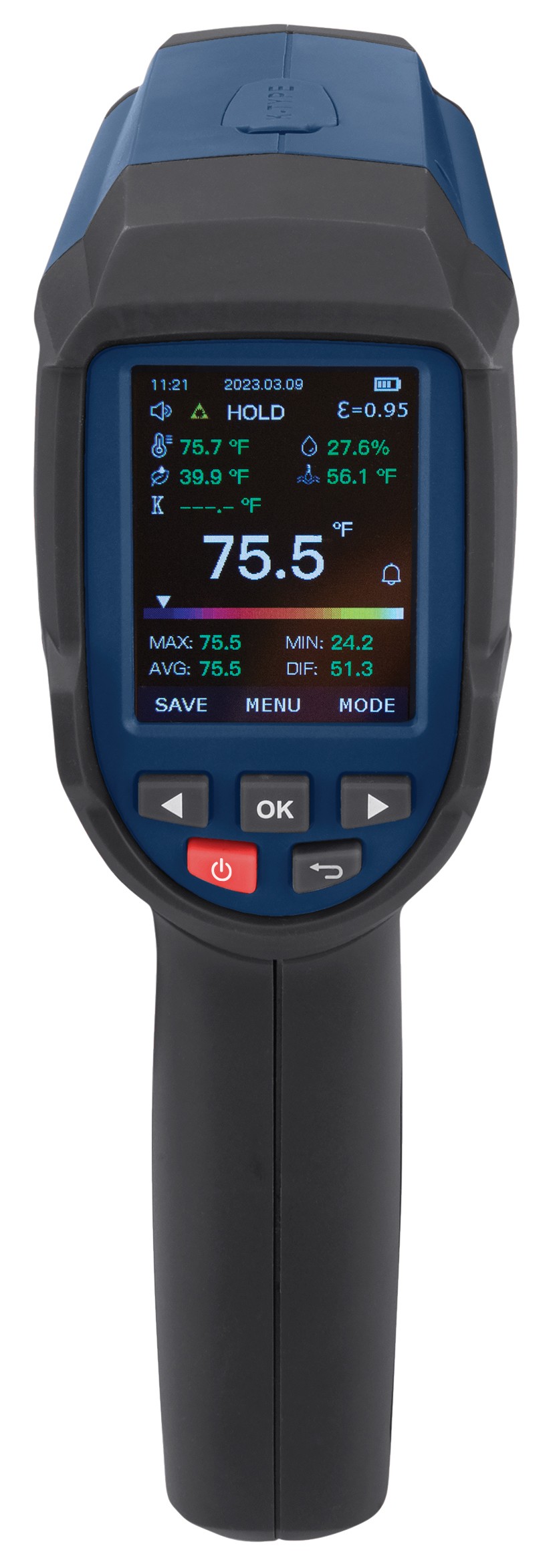 REED R2340 Professional Infrared Thermometer, 55:1, 3362&amp;deg;F (1850&amp;deg;C), Integrated Type K Thermocouple-REED R2340 4