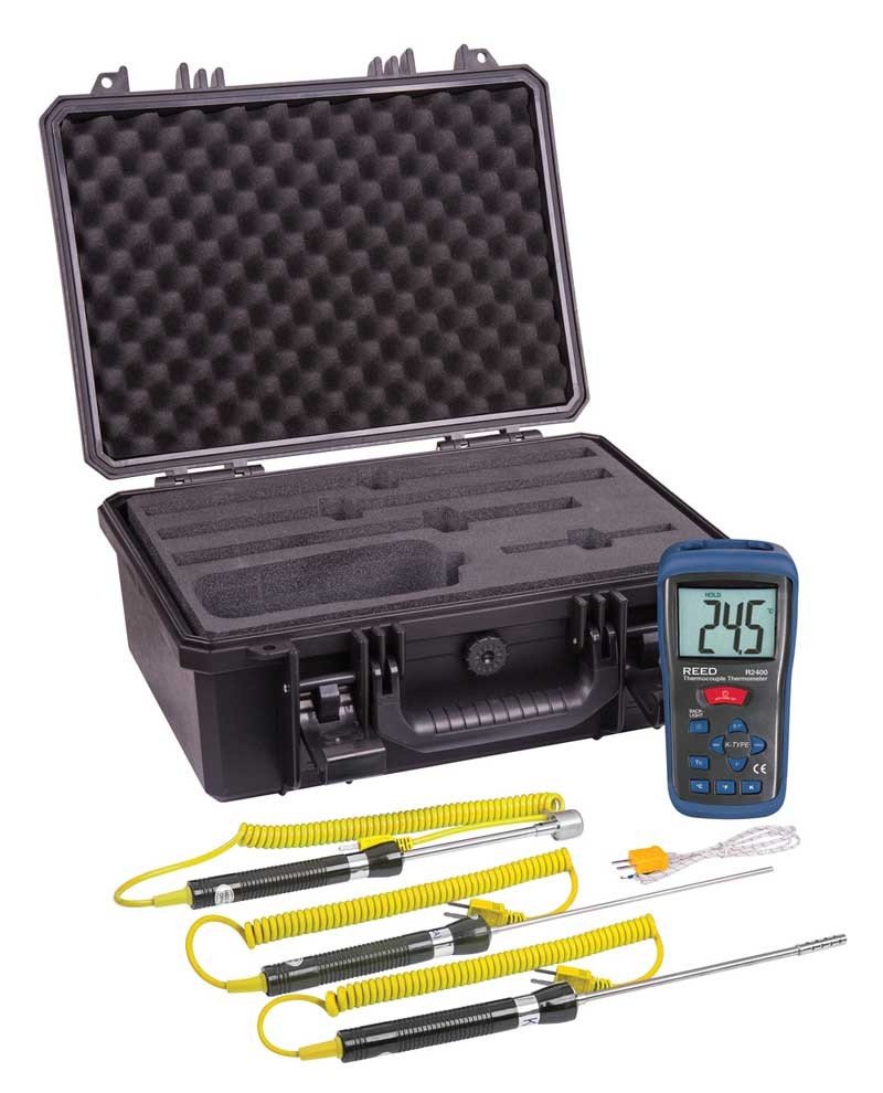 REED R2400-KIT Trousse de thermomètre à thermocouple-