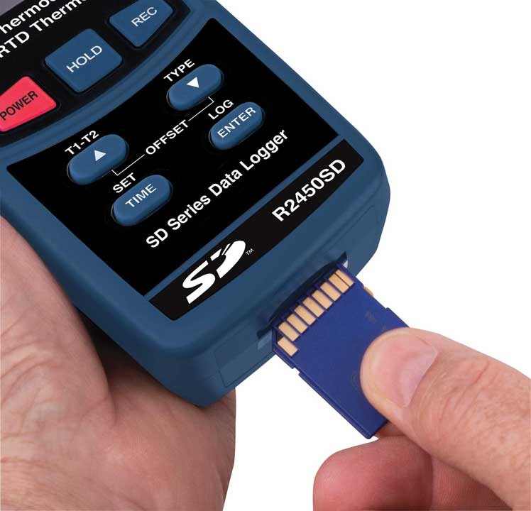 REED R2450SD Data Logging Thermometer-REED R2450SD 2