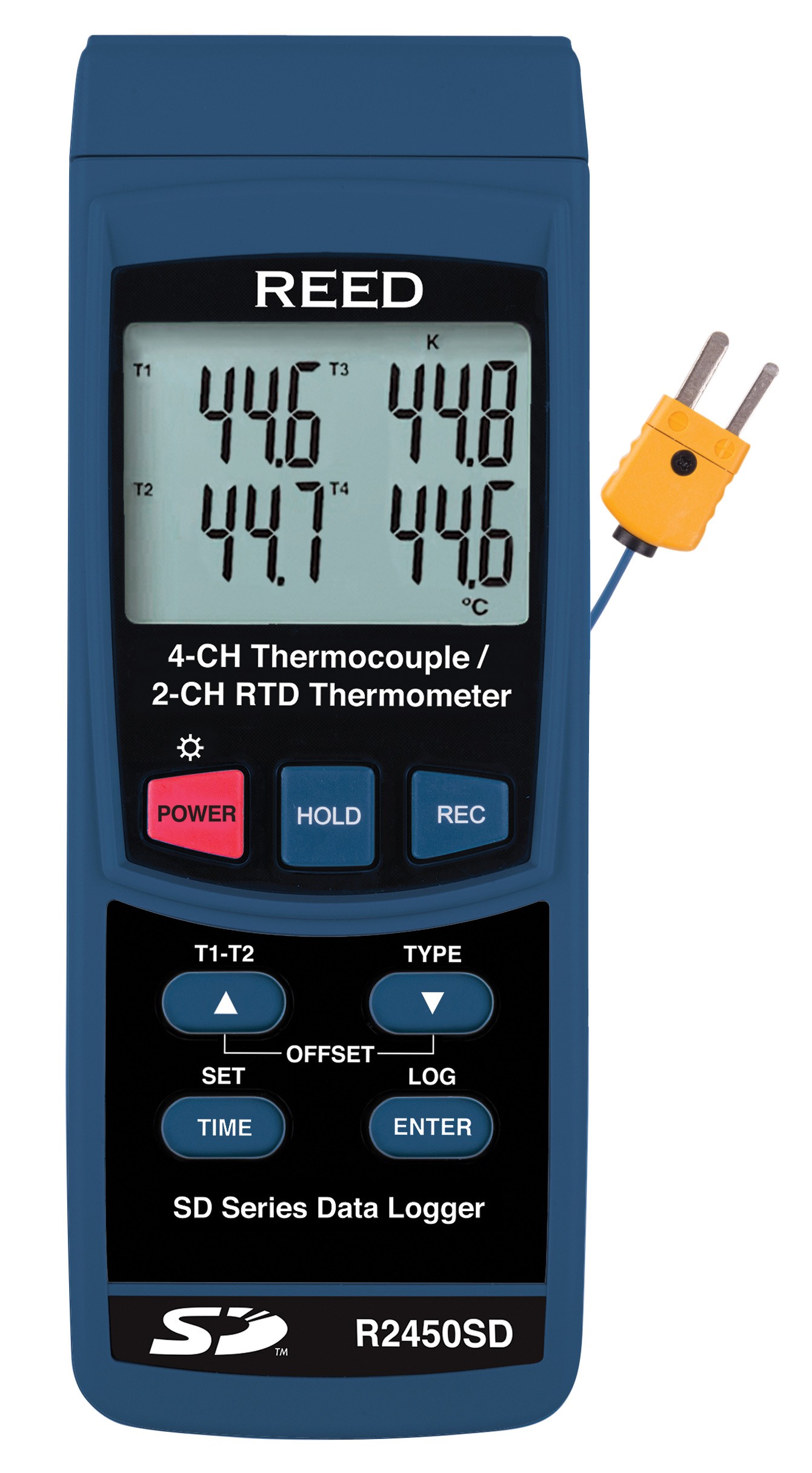 REED R2450SD Data Logging Thermometer-REED R2450SD 4