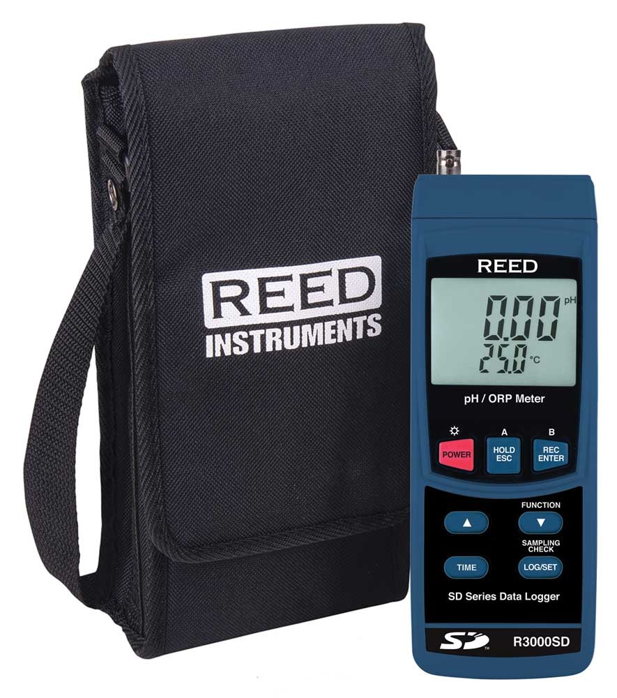 REED R3000SD Data Logging pH/ORP Meter-Included
