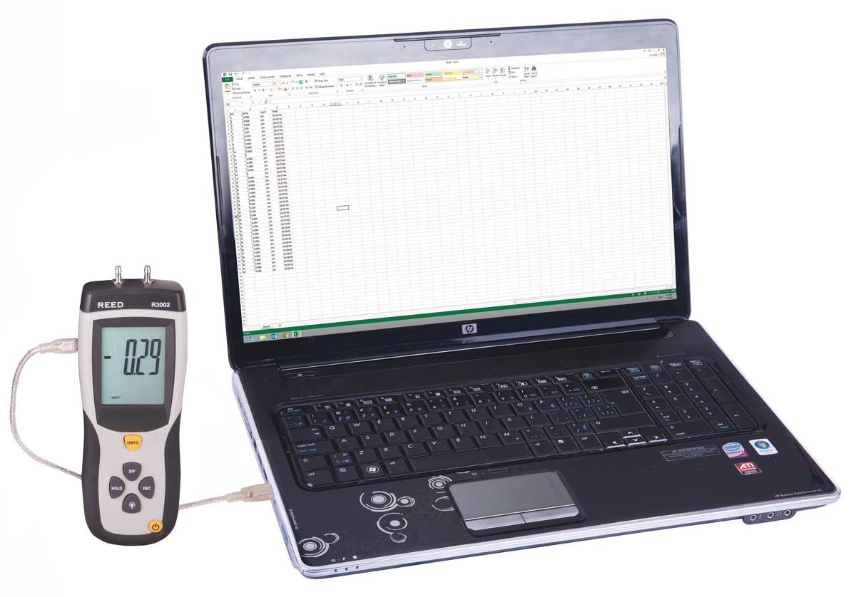 REED R3002 Digital Differential Pressure Manometer (5psi)-REED R3002 2