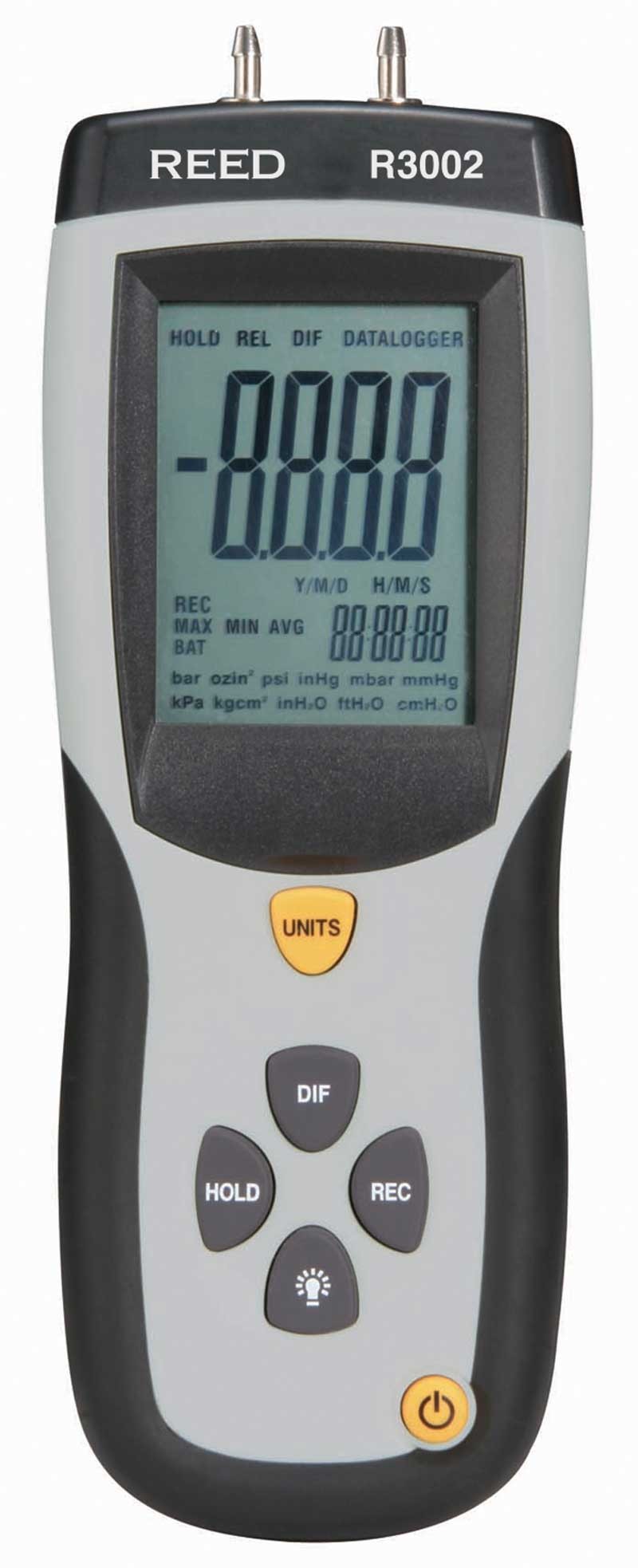 REED R3002 Digital Differential Pressure Manometer (5psi)-