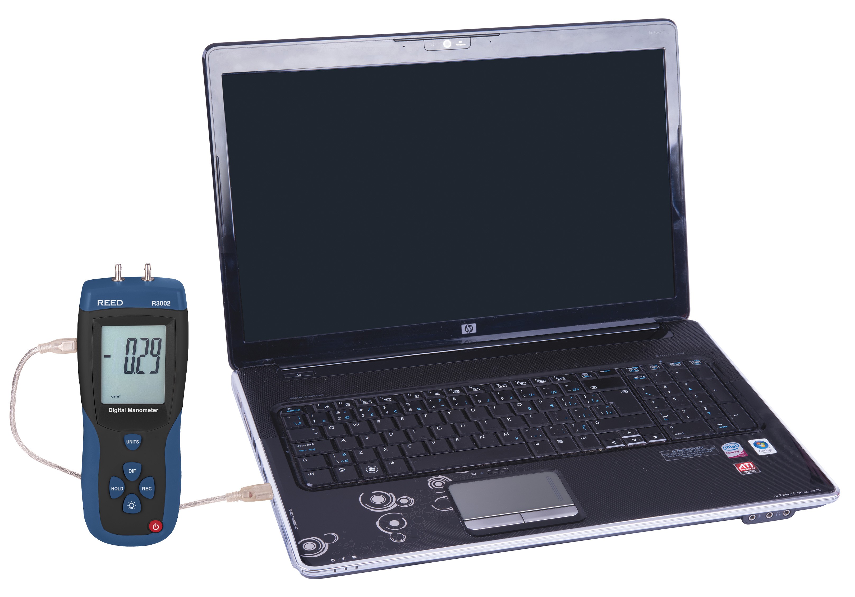 REED R3002 Digital Differential Pressure Manometer (5psi)-REED R3002 2