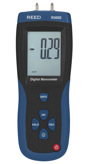 REED R3002 Digital Differential Pressure Manometer (5psi)-
