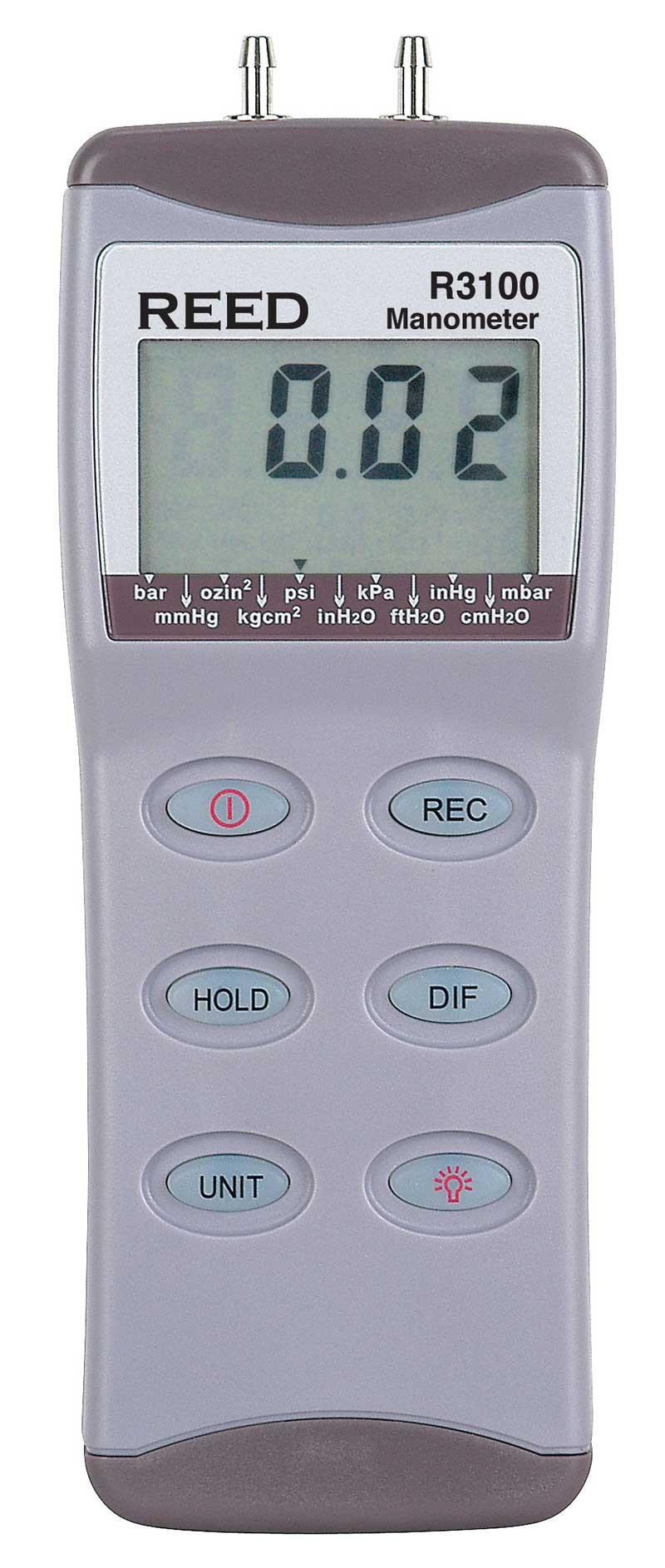 REED R3100 Digital Differential Pressure Manometer (100psi)-