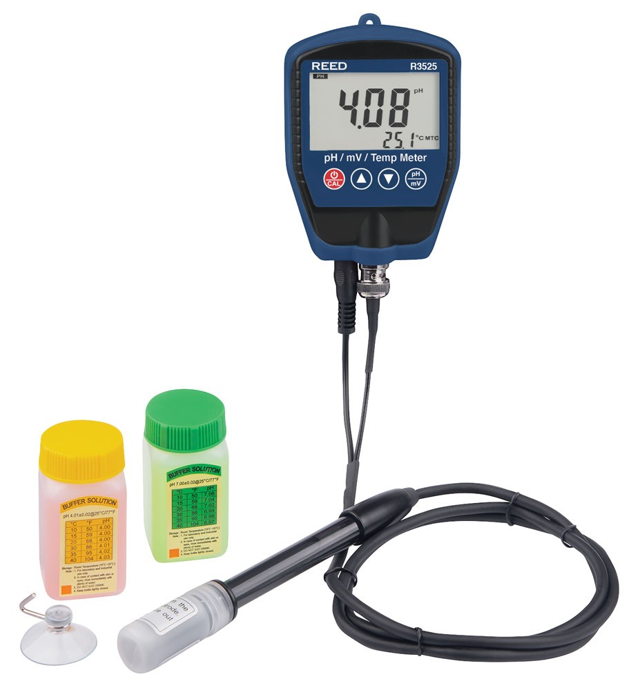 REED R3525 pH/mV Meter with Temperature-Included