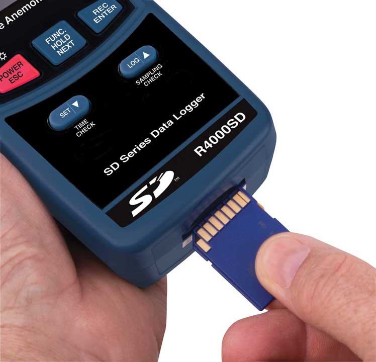 REED R4000SD Data Logging Vane Thermo-Anemometer-REED R4000SD 2