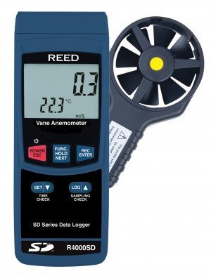 REED R4000SD Data Logging Vane Thermo-Anemometer-