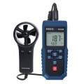 REED R4100 Thermo-An&amp;eacute;mom&amp;egrave;tre &amp;agrave; h&amp;eacute;lice avec mesure du volume d&#039;air-