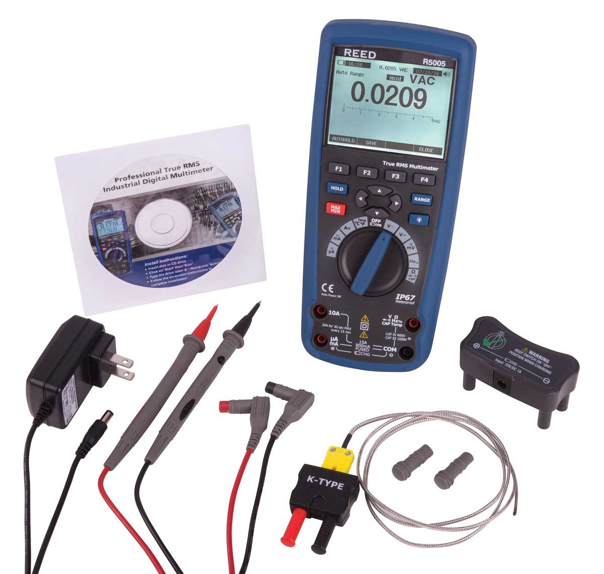 REED R5005 True RMS Industrial Multimeter with Bluetooth