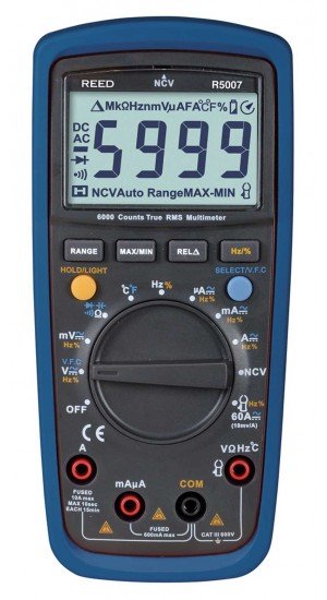 REED R5007 True RMS Digital Multimeter with NCV-