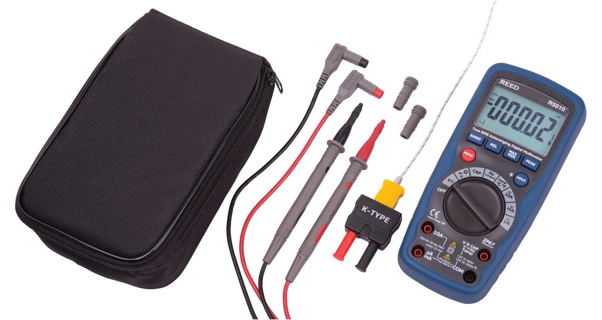 REED R5010 True RMS Digital Multimeter-Included