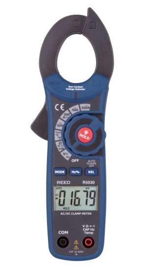 REED R5030 Pince amp&amp;egrave;rem&amp;eacute;trique 500A CA/CC v.e.v avec NCV-