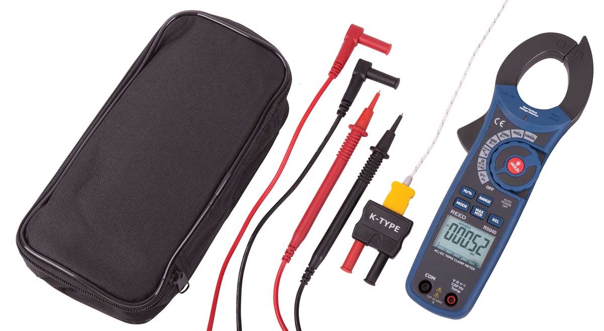 REED R5040 Pince amp&amp;egrave;rem&amp;eacute;trique 1000A CA/CC v.e.v avec NCV-Included