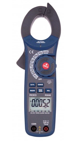 REED R5040 1000A True RMS AC/DC Clamp Meter with NCV-