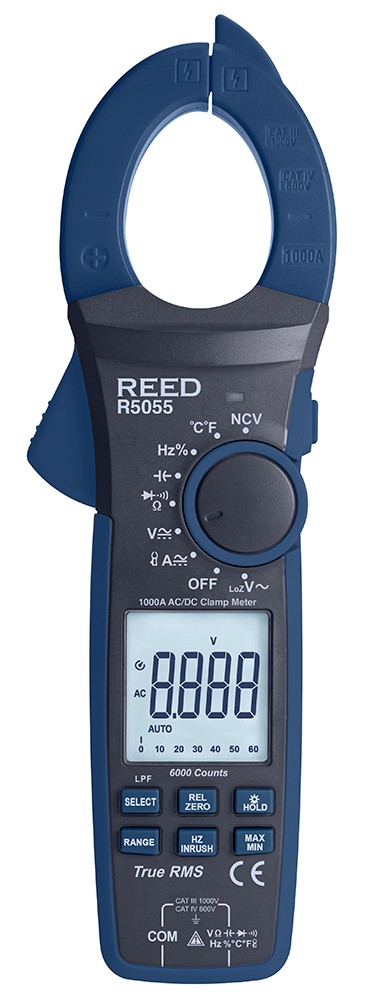 REED R5055 1000A True RMS Digital Clamp Meter-