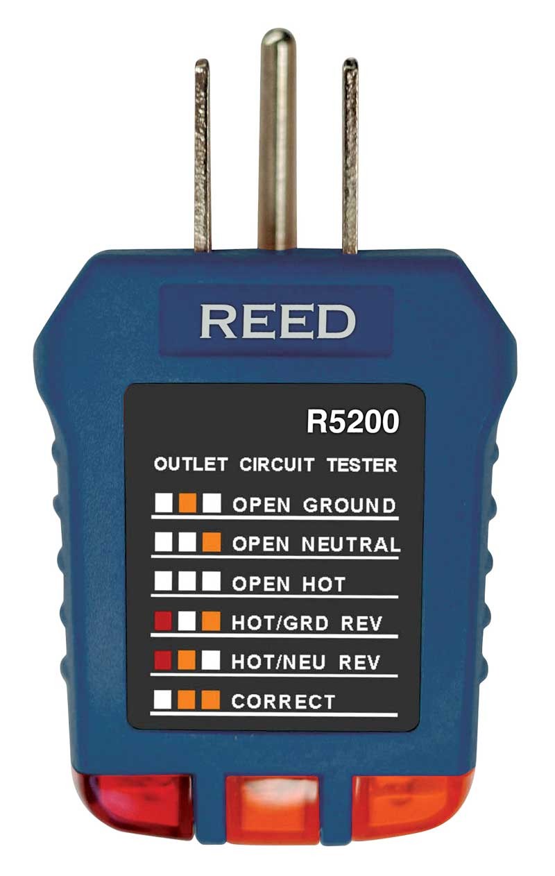 REED R5200 Receptacle Tester-
