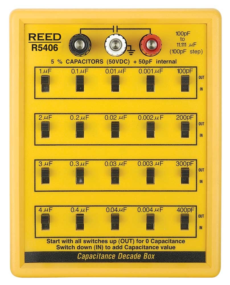 REED R5406 Capacitance Decade Box-