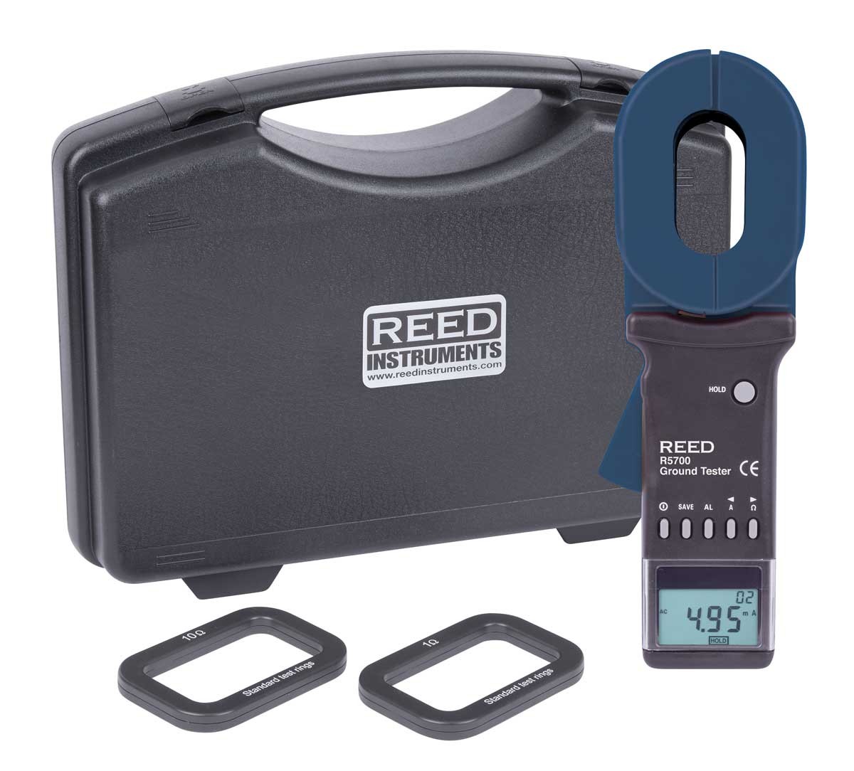 REED R5700 Clamp-On Ground Resistance Tester-Included