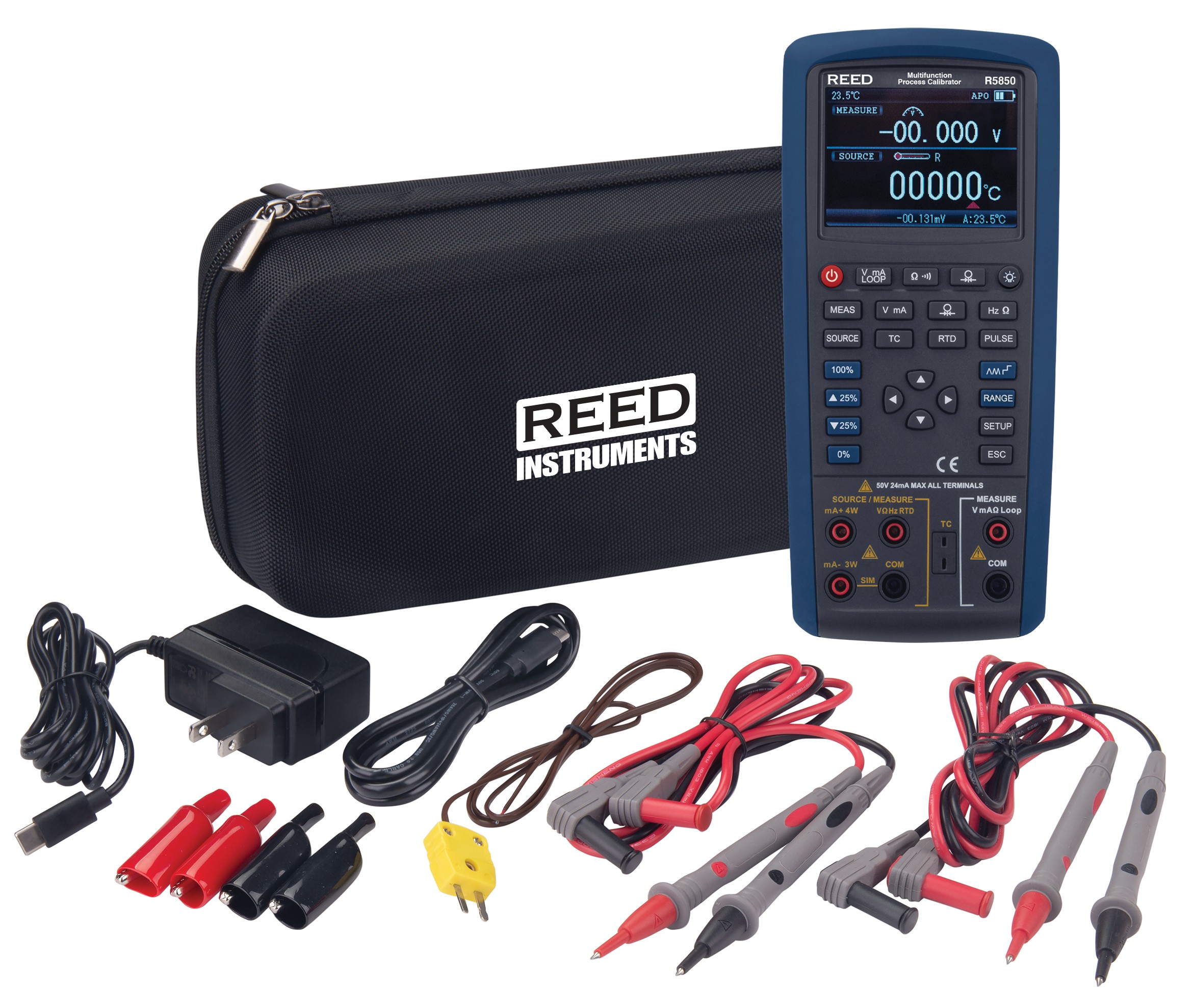 REED R5850 Multifunction Process Calibrator-Included