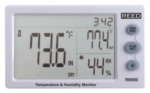 REED R6000 Temperature and Humidity Meter-