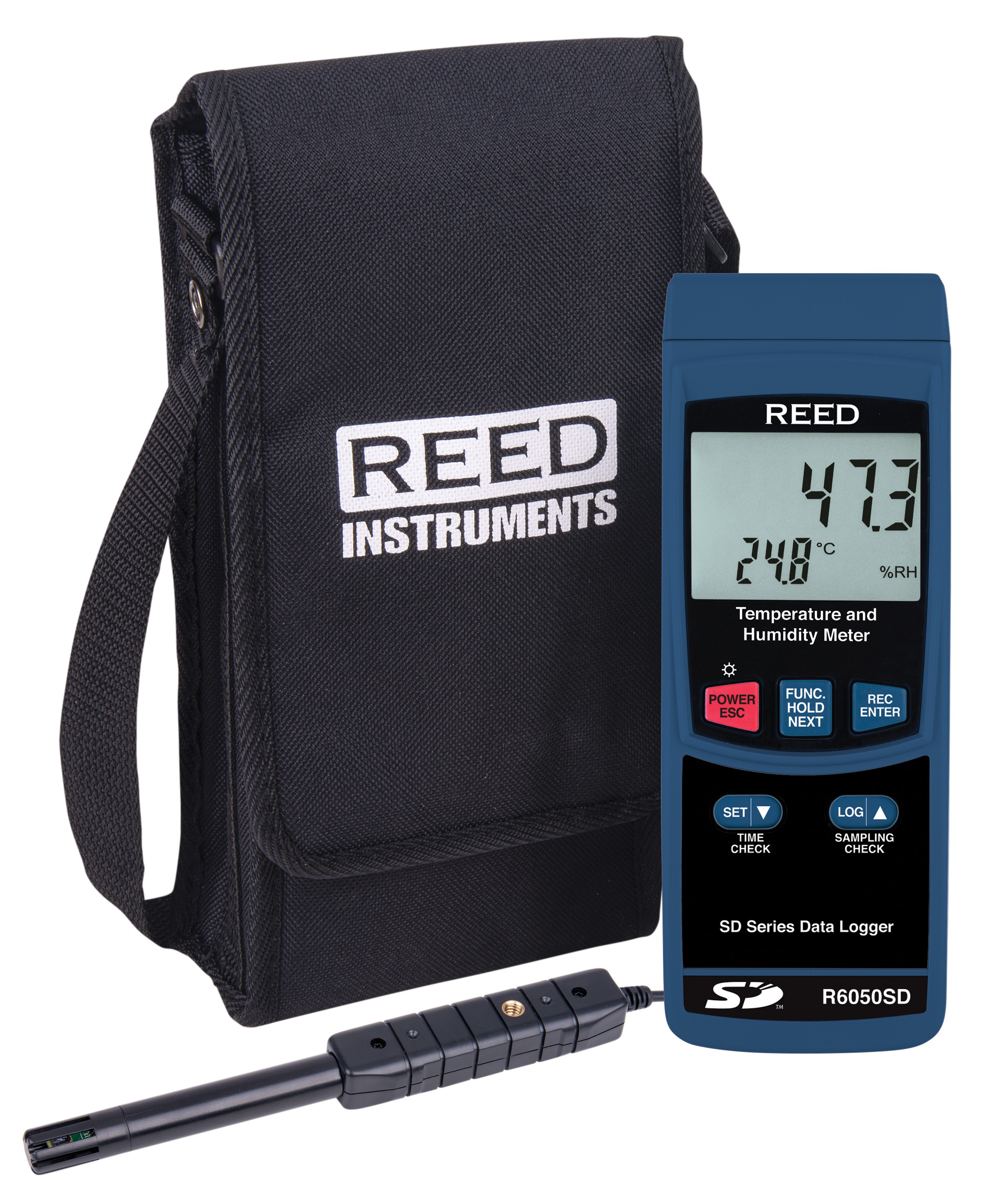 Reed Instruments R6000 Temperature and Humidity Meter