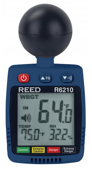 REED R6210 Heat Stress WBGT Meter-