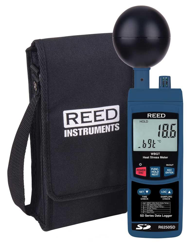 REED R6250SD Data Logging Heat Stress Meter-Included