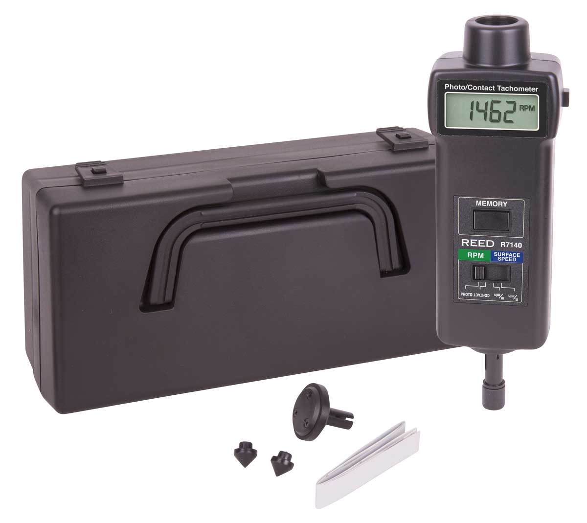 REED R7140 Combination Contact / Laser Photo Tachometer-Included