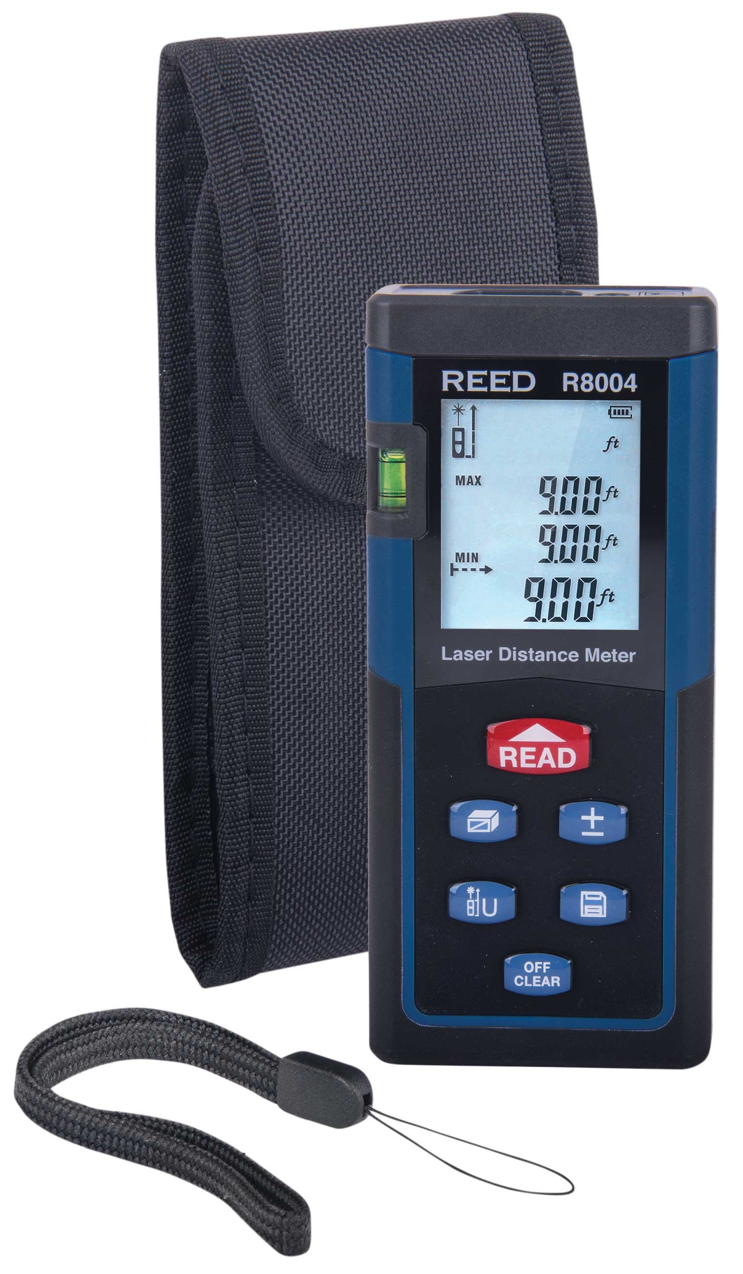 REED R8004 Laser Distance Meter, 131' (40m)-Included