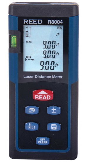 REED R8004 Laser Distance Meter, 131' (40m)-