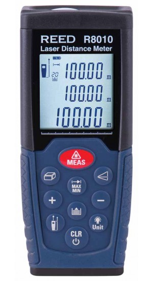 REED R8010 Laser Distance Meter, 328&#039; (100m)-