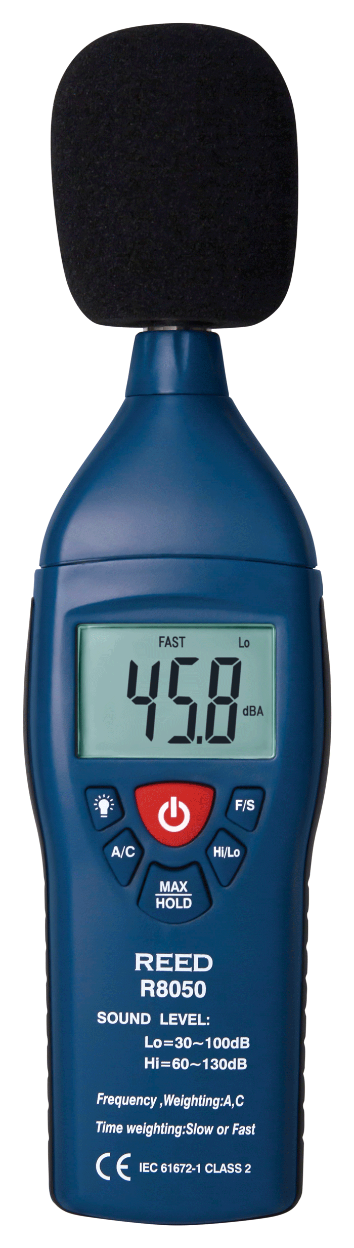 REED R8050 Dual Range Sound Level Meter-