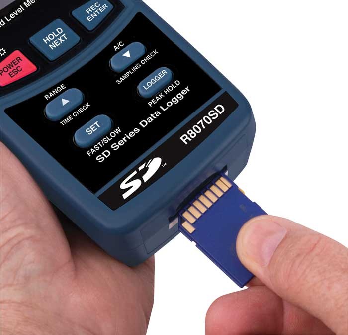 REED R8070SD Data Logging Sound Level Meter