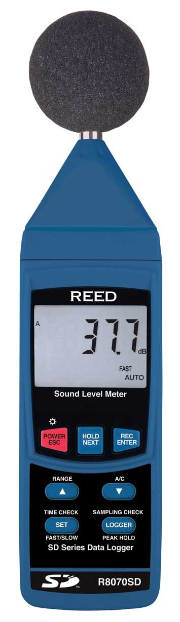 REED R8070SD Sonom&amp;egrave;tre avec enregistrement de donn&amp;eacute;es-