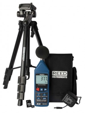 REED R8070SD-KIT2 Data Logging Sound Meter with Tripod, SD Card and Power Adapter-