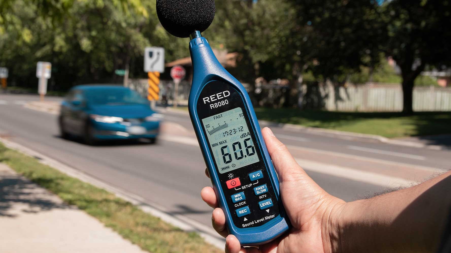 REED R8080 Data Logging Sound Level Meter with Bargraph-REED R8080 3