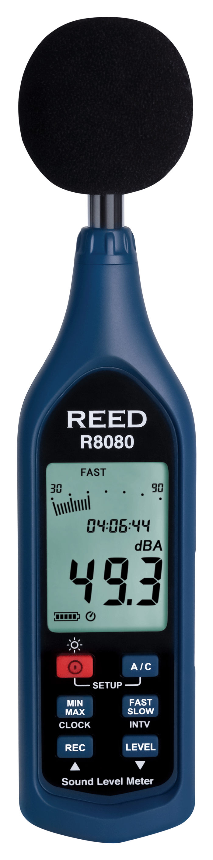 REED R8080 Data Logging Sound Level Meter with Bargraph-