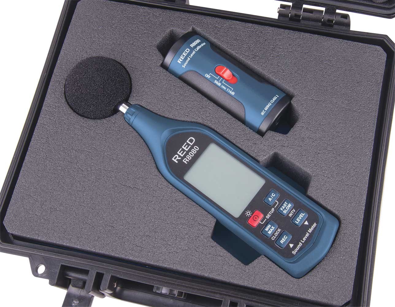 REED R8080-KIT Data Logging Sound Level Meter and Calibrator Kit-REED R8080-KIT 2
