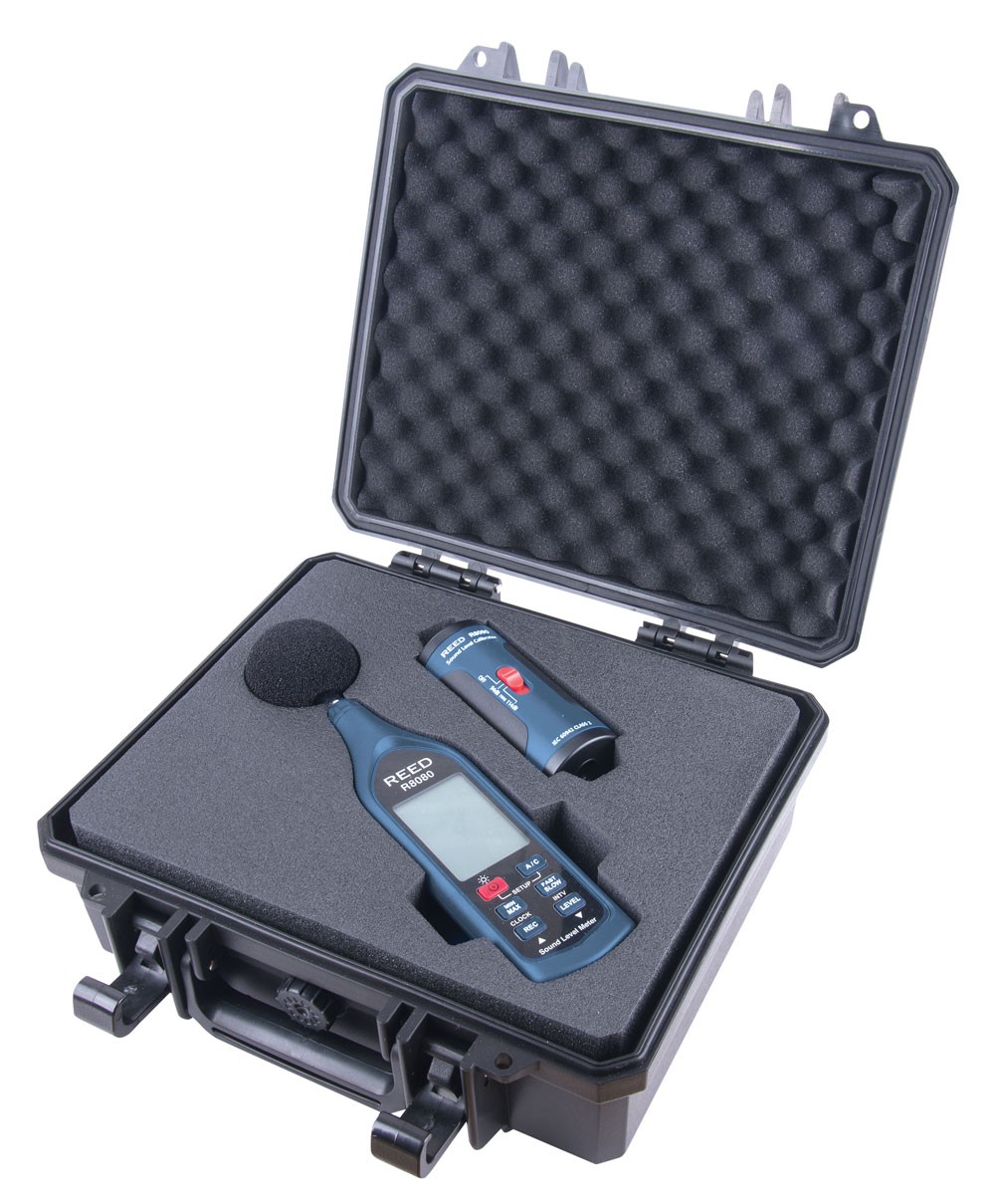 REED R8080-KIT Data Logging Sound Level Meter and Calibrator Kit-REED R8080-KIT 3